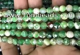 CAA2922 15 inches 6mm faceted round fire crackle agate beads wholesale