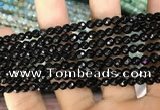 CAA3271 15 inches 4mm faceted round agate beads wholesale