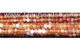 CAA3293 15 inches 6mm faceted round agate beads wholesale