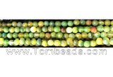 CAA3297 15 inches 6mm faceted round agate beads wholesale