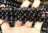 CAA3381 15 inches 10mm faceted round agate beads wholesale