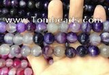 CAA3398 15 inches 12mm faceted round agate beads wholesale