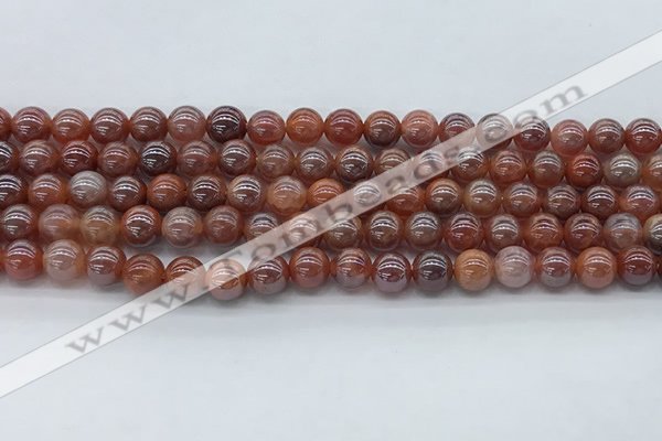 CAA3501 15.5 inches 6mm round AB-color fire agate beads wholesale