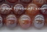 CAA3502 15.5 inches 8mm round AB-color fire agate beads wholesale