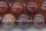 CAA3503 15.5 inches 10mm round AB-color fire agate beads wholesale