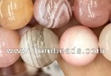 CAA3534 15.5 inches 10mm round pink botswana agate beads