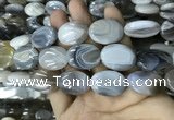 CAA3567 15.5 inches 18*25mm oval grey Botswana agate beads