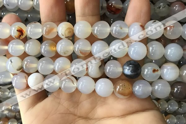 CAA3599 15.5 inches 10mm round dendritic agate beads wholesale