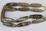 CAA3617 15.5 inches 18*50mm - 15*55mm rice ocean agate beads