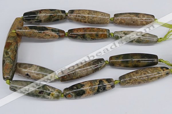 CAA3617 15.5 inches 18*50mm - 15*55mm rice ocean agate beads