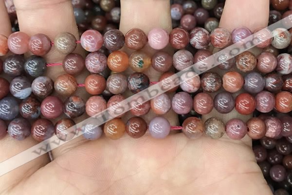 CAA3621 15.5 inches 6mm round Portuguese agate beads wholesale