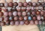 CAA3623 15.5 inches 10mm round Portuguese agate beads wholesale