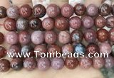 CAA3624 15.5 inches 12mm round Portuguese agate beads wholesale