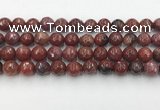 CAA3631 15.5 inches 10mm faceted round Portuguese agate beads