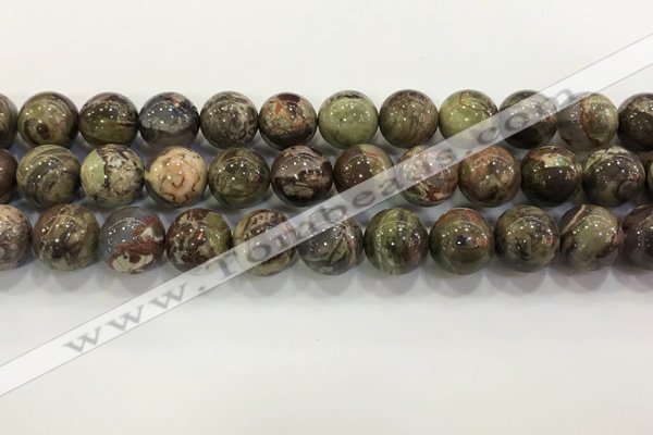 CAA3704 15.5 inches 16mm round rainforest agate beads wholesale