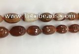 CAA3797 15*25mm - 18*28mm faceted rice agate druzy geode beads