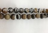 CAA3802 15.5 inches 12mm round line agate beads wholesale