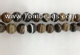 CAA3804 15.5 inches 16mm round line agate beads wholesale