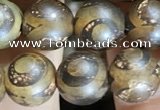 CAA3860 15 inches 8mm round tibetan agate beads wholesale