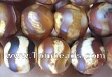 CAA3873 15 inches 8mm round tibetan agate beads wholesale