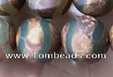 CAA3897 15 inches 10mm round tibetan agate beads wholesale