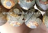 CAA3904 15 inches 10mm round tibetan agate beads wholesale