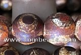 CAA3907 15 inches 10mm round tibetan agate beads wholesale