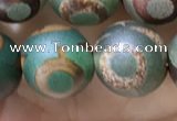 CAA3908 15 inches 10mm round tibetan agate beads wholesale