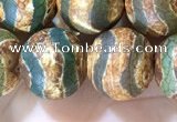 CAA3922 15 inches 12mm round tibetan agate beads wholesale