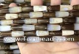 CAA3941 15.5 inches 8*34mm rice Madagascar agate beads wholesale