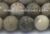 CAA3963 15.5 inches 10mm faceted round chrysanthemum agate beads