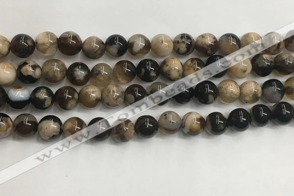 CAA3970 15.5 inches 6mm round sakura agate gemstone beads