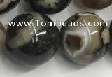 CAA3975 15.5 inches 16mm round sakura agate gemstone beads