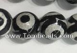 CAA3992 15 inches 10mm round tibetan agate beads wholesale