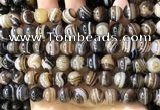 CAA4020 15.5 inches 10mm round line agate beads wholesale