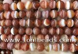 CAA4028 15.5 inches 10mm round line agate beads wholesale