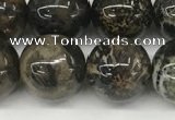 CAA4037 15.5 inches 12mm round chrysanthemum agate beads