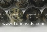 CAA4038 15.5 inches 14mm round chrysanthemum agate beads