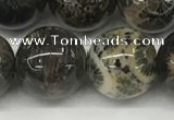 CAA4039 15.5 inches 16mm round chrysanthemum agate beads