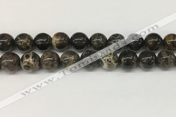 CAA4039 15.5 inches 16mm round chrysanthemum agate beads