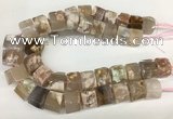 CAA4051 15.5 inches 16*18mm - 22*25mm nuggets sakura agate beads