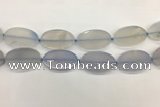 CAA4075 15.5 inches 30*50mm oval blue agate gemstone beads