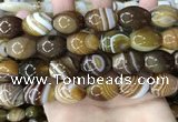 CAA4162 15.5 inches 15*20mm rice line agate beads wholesale