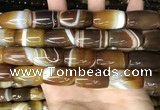 CAA4189 15.5 inches 15*25mm drum line agate gemstone beads