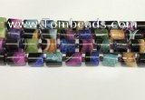 CAA4336 15.5 inches 14mm tube agate druzy geode beads wholesale