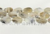 CAA4392 15.5 inches 30*30mm flat round Montana agate beads