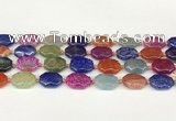 CAA4494 15.5 inches 13*18mm octagonal dragon veins agate beads