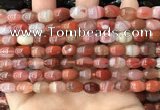 CAA4567 15.5 inches 7*10mm - 8*11mm rice south red agate beads