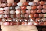 CAA4568 15.5 inches 8*12mm - 9*14mm rice south red agate beads