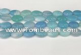 CAA4665 15.5 inches 13*18mm oval banded agate beads wholesale